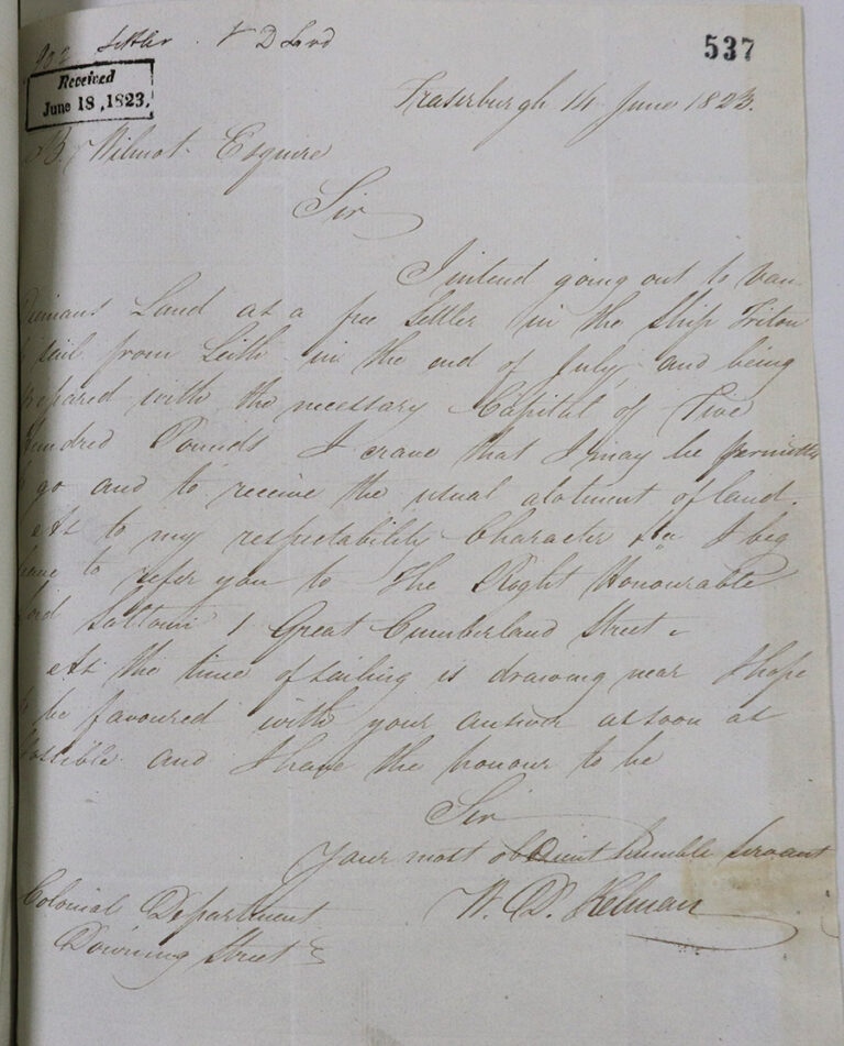 Scan of a handwritten letter.