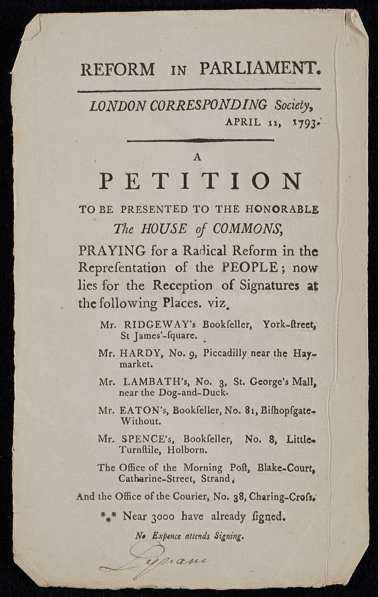 The 1794 trial of Thomas Hardy: ‘New-fangled treasons’